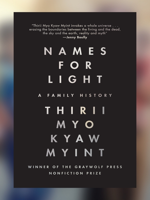 Cover image for Names for Light